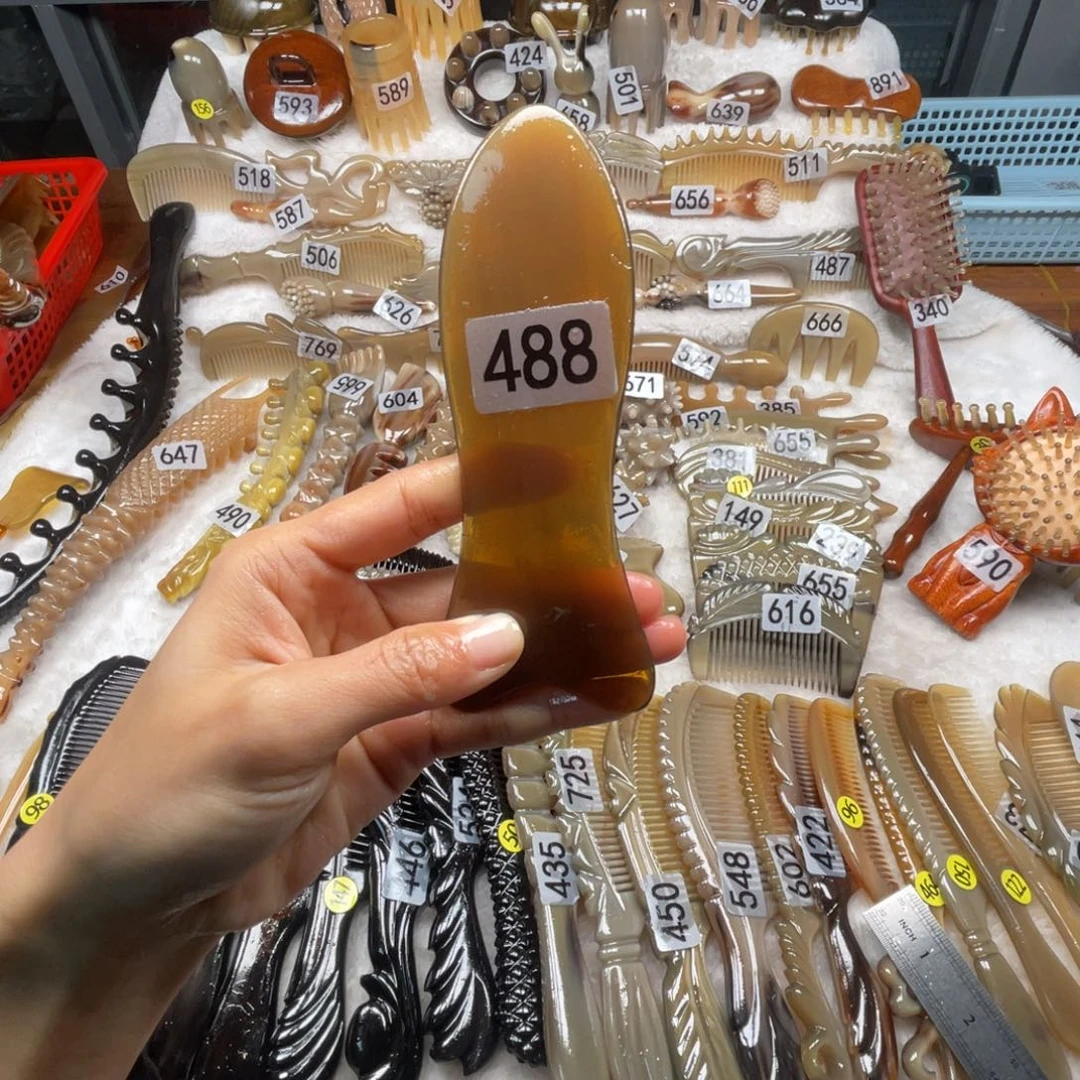 牛角牛角梳子福利款牛角梳牛角福利款