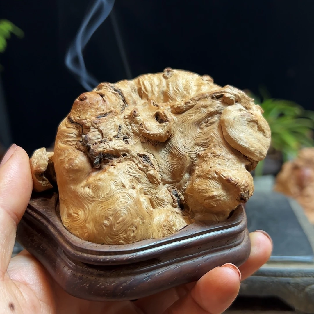 …***.荔枝木熏香成品香炉