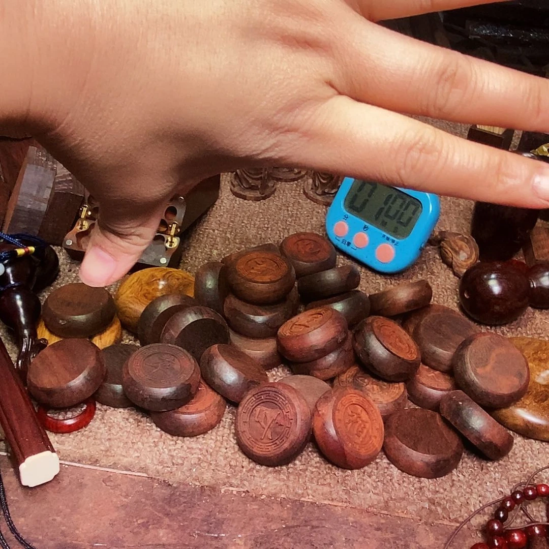 檀香紫檀（小叶紫檀）手串天*y象棋