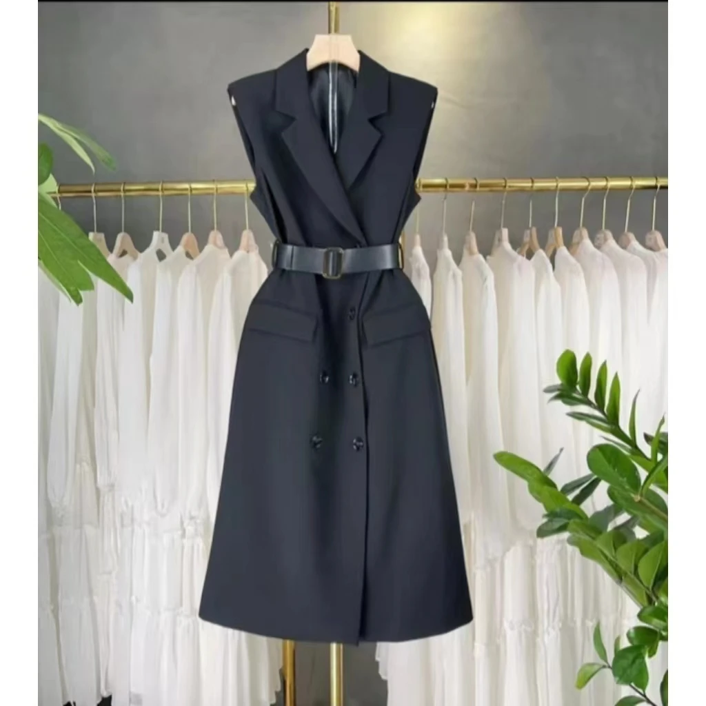 【8177-YR】2024年新款时尚气质轻奢减龄百搭收腰连衣裙