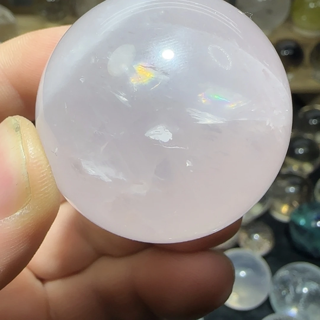 未镶嵌珠宝半成品水晶粉晶