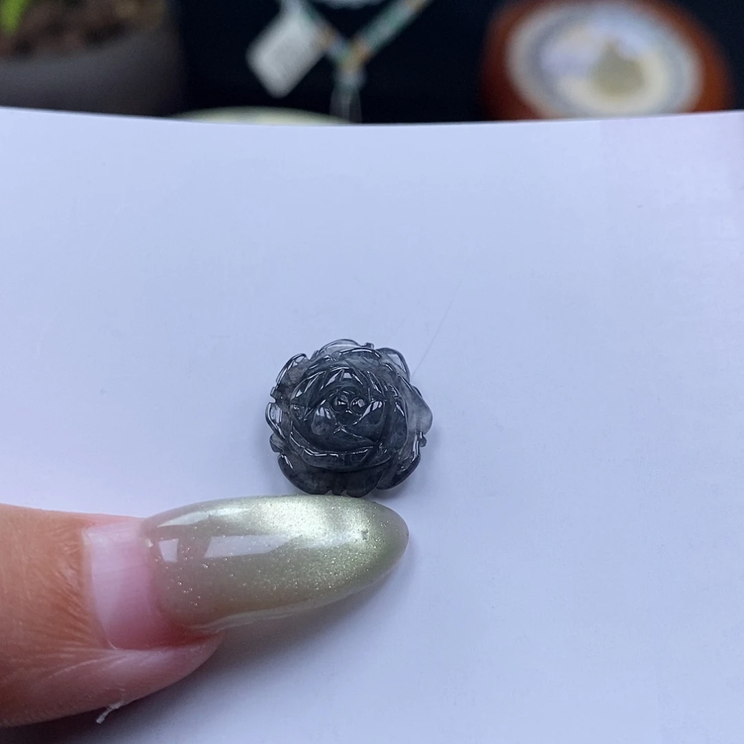 翡翠未镶嵌手链闪