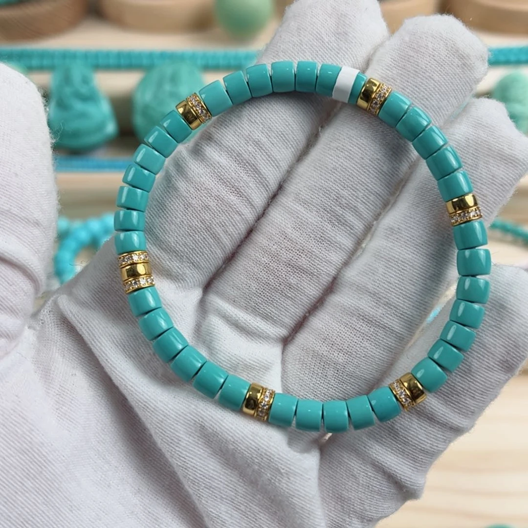 未镶嵌绿松石尺寸5.5mm