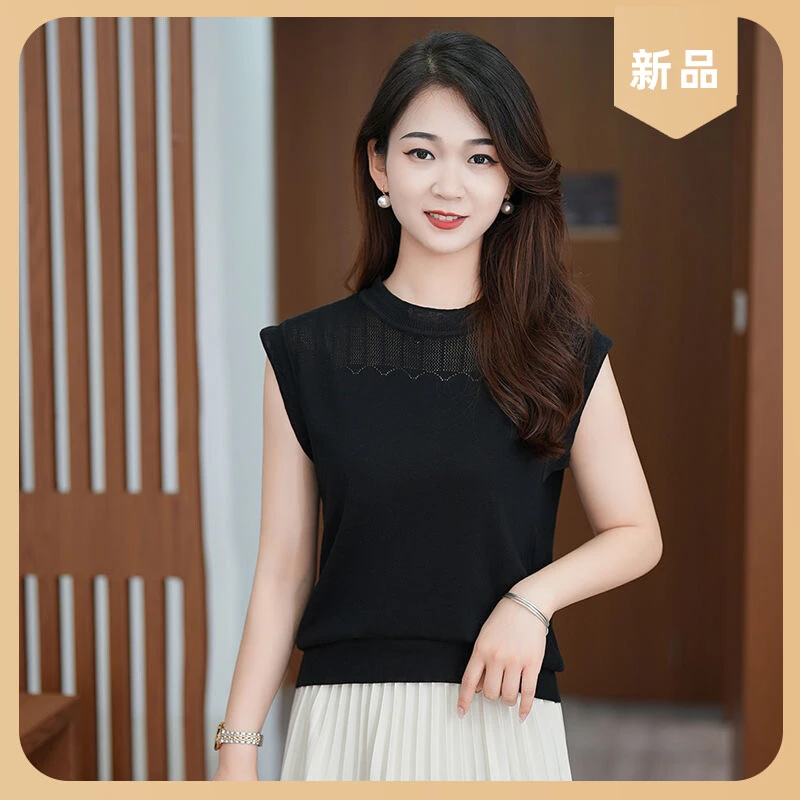 宽松打底女背心百搭吊带外穿白色潮女T恤夏冰丝西装上衣无袖内搭