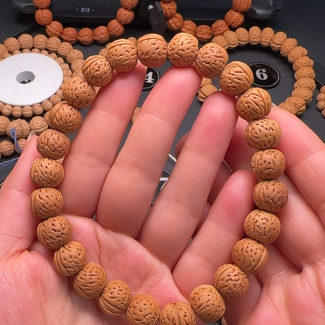 桃核手串蜡皮桃核手持