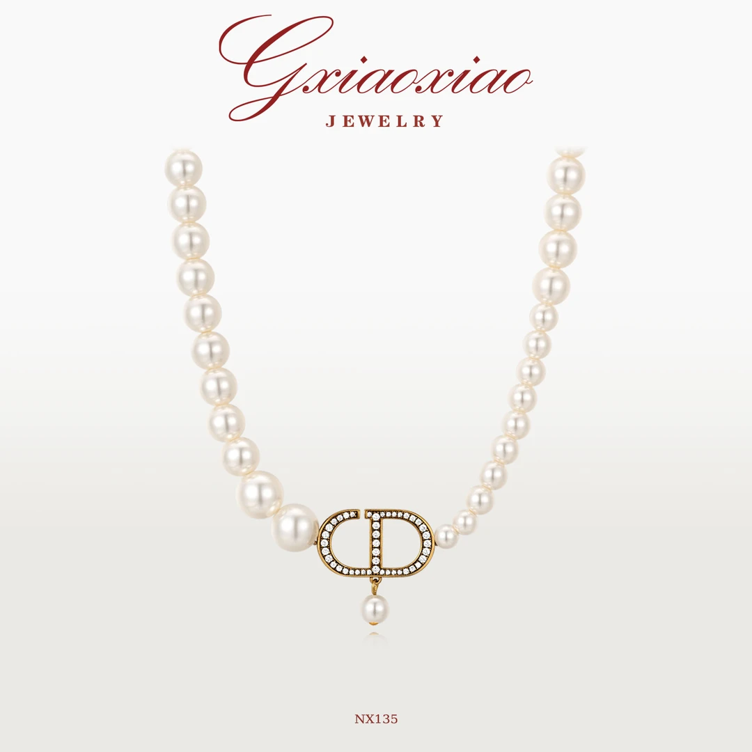 G XIAOXIAO 法式气质高级优雅百搭猪鼻子项链 NX135