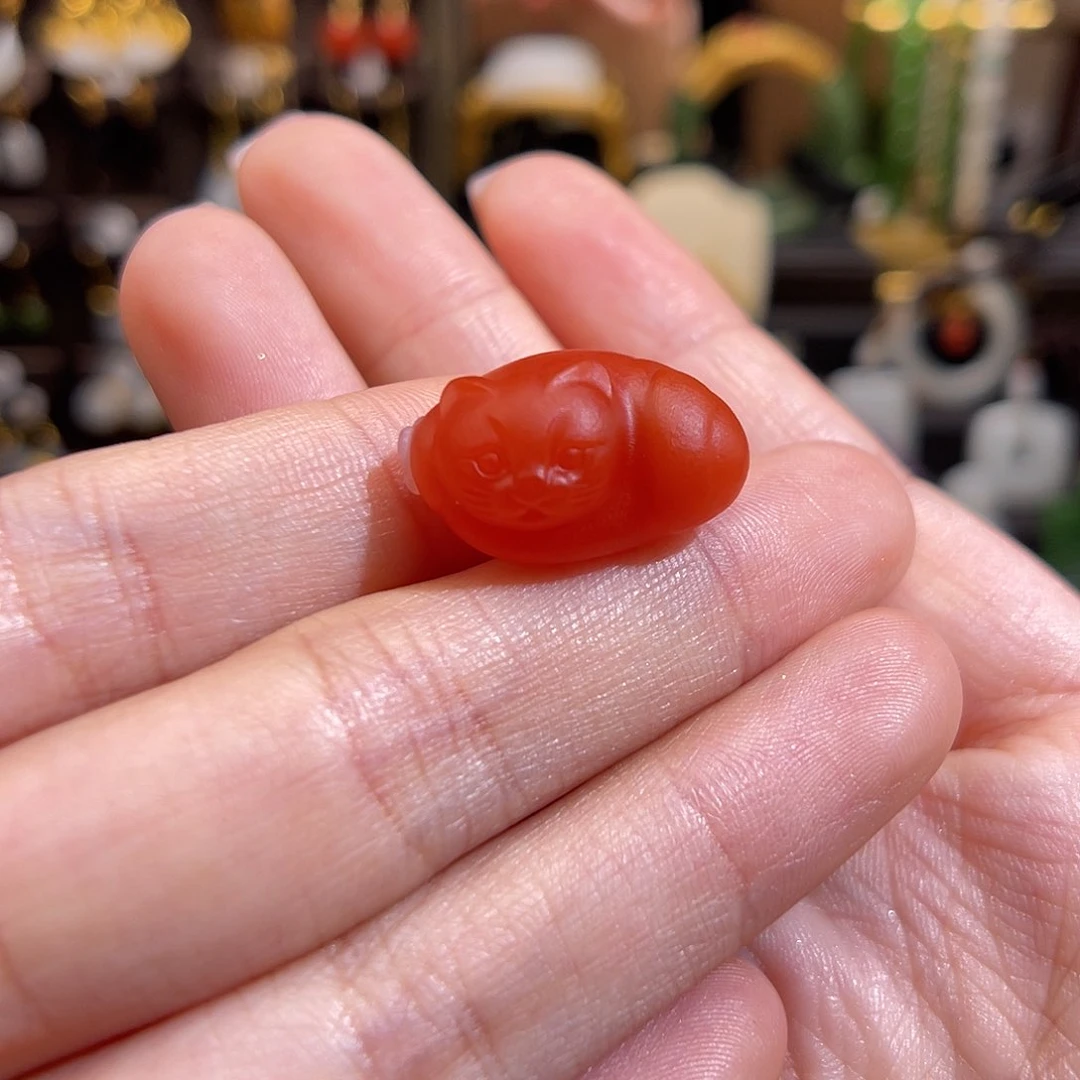 南红玛瑙挂件未镶嵌