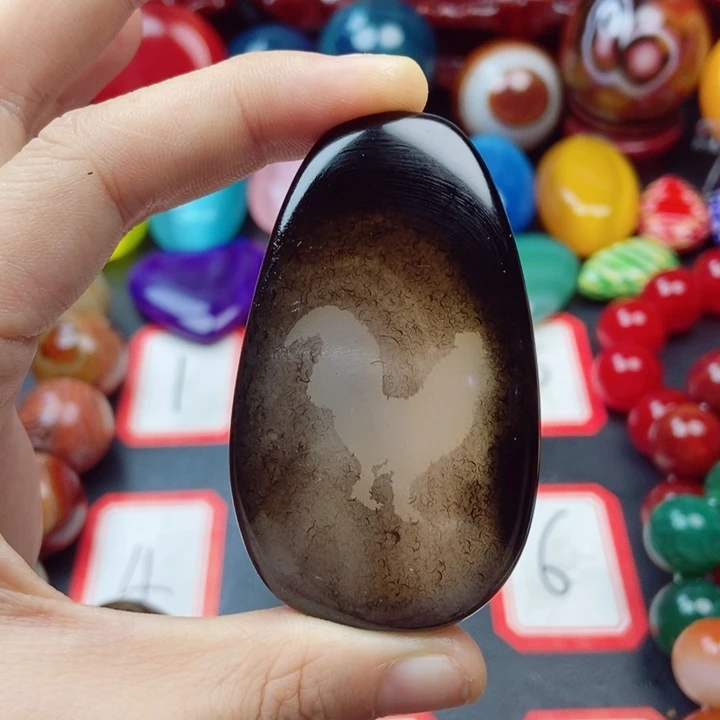 石***花玛瑙/玉髓未镶嵌颈饰