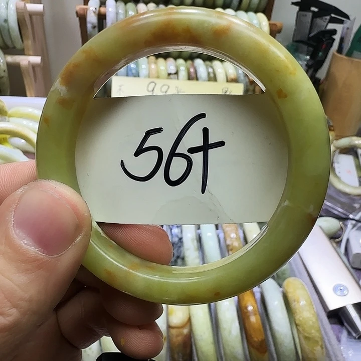 透闪石-蛇纹石玉未镶嵌手镯