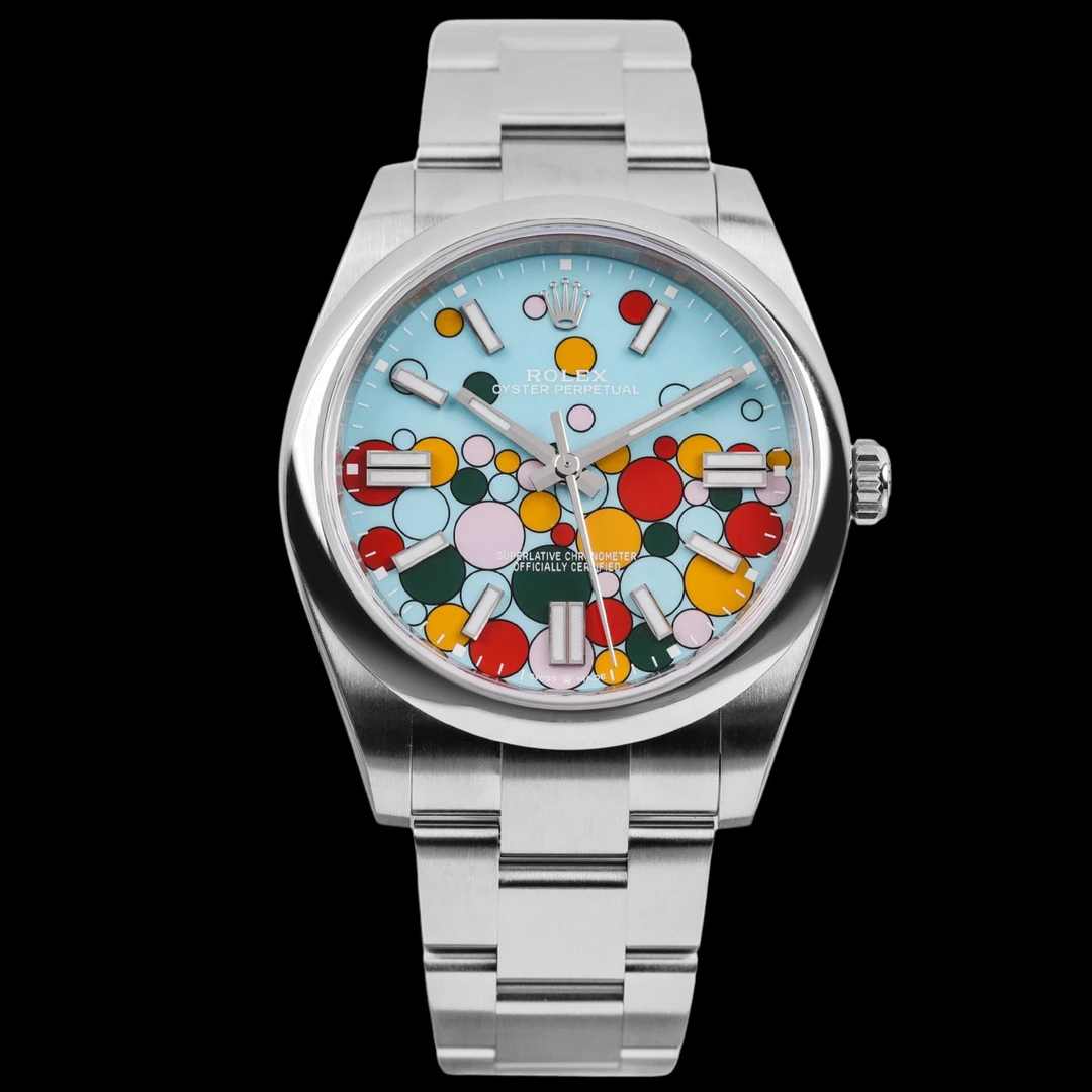 99新 Rolex/劳力士 S/124300蒂芙尼泡泡糖/24年12月/41mm