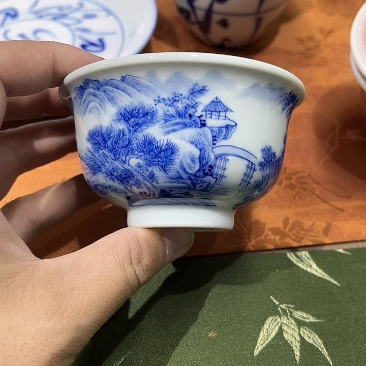 杯景德镇青花瓷器瓷器