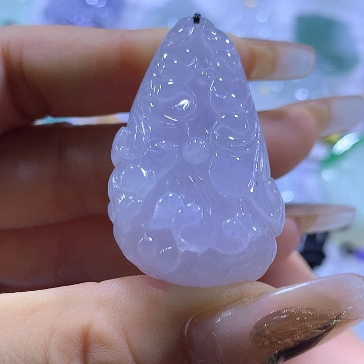 翡翠未镶嵌颈饰天然翡翠A货吊坠