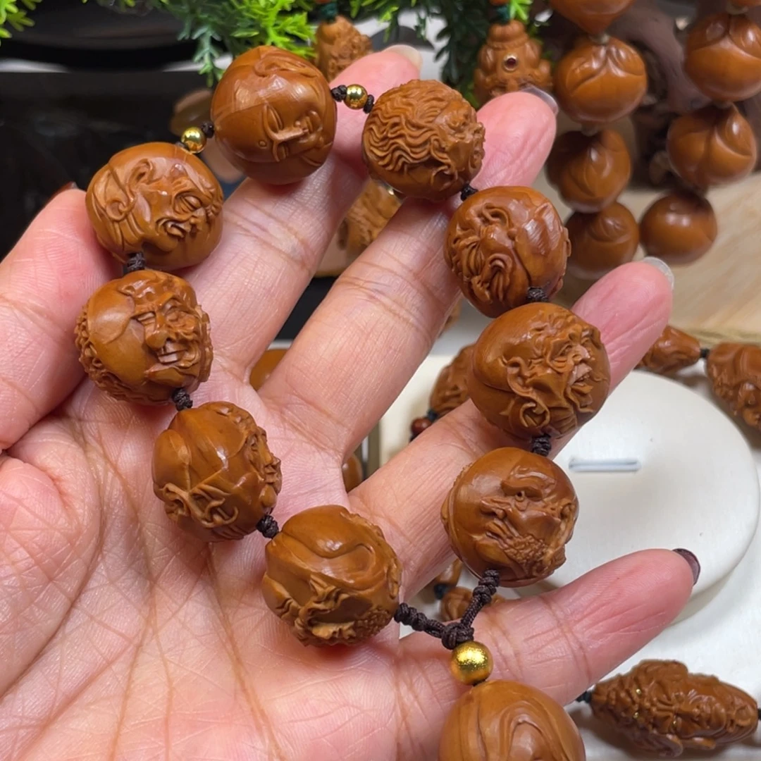 滄***笑手串/手链橄榄核乐群十八罗汗橄榄核手串