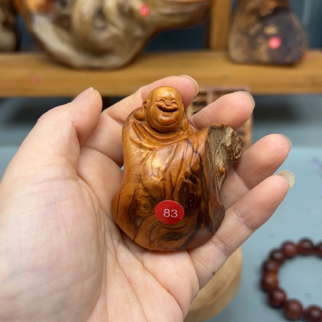 北***辰木崖柏木摆件手把件，