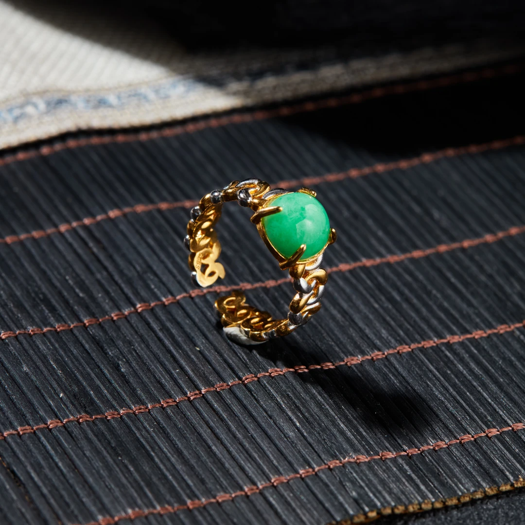 【云上雅岚】雪絮丨S925翡翠戒指-多样性发一件-XYMD297000447