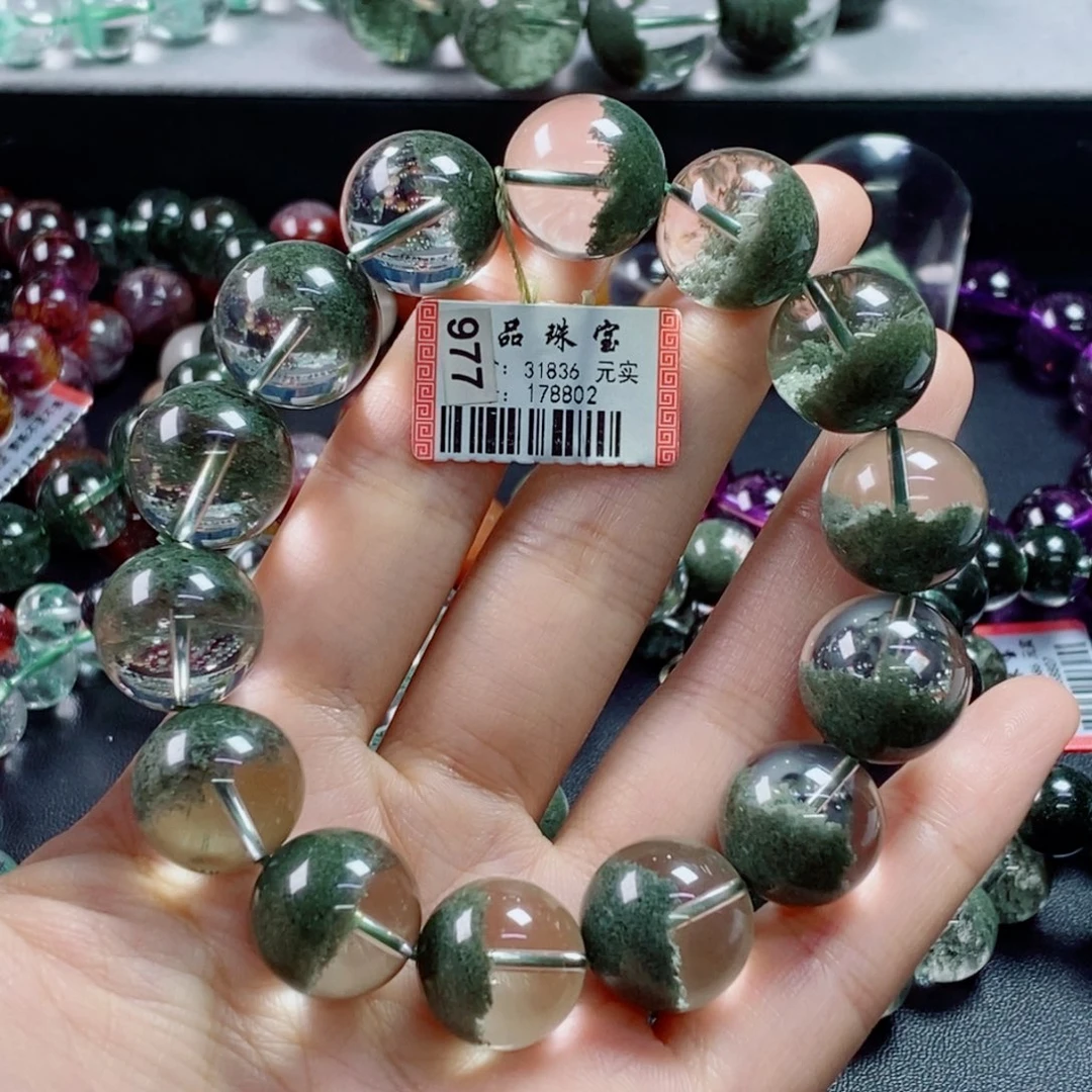 水晶未镶嵌手链绿幽灵178802