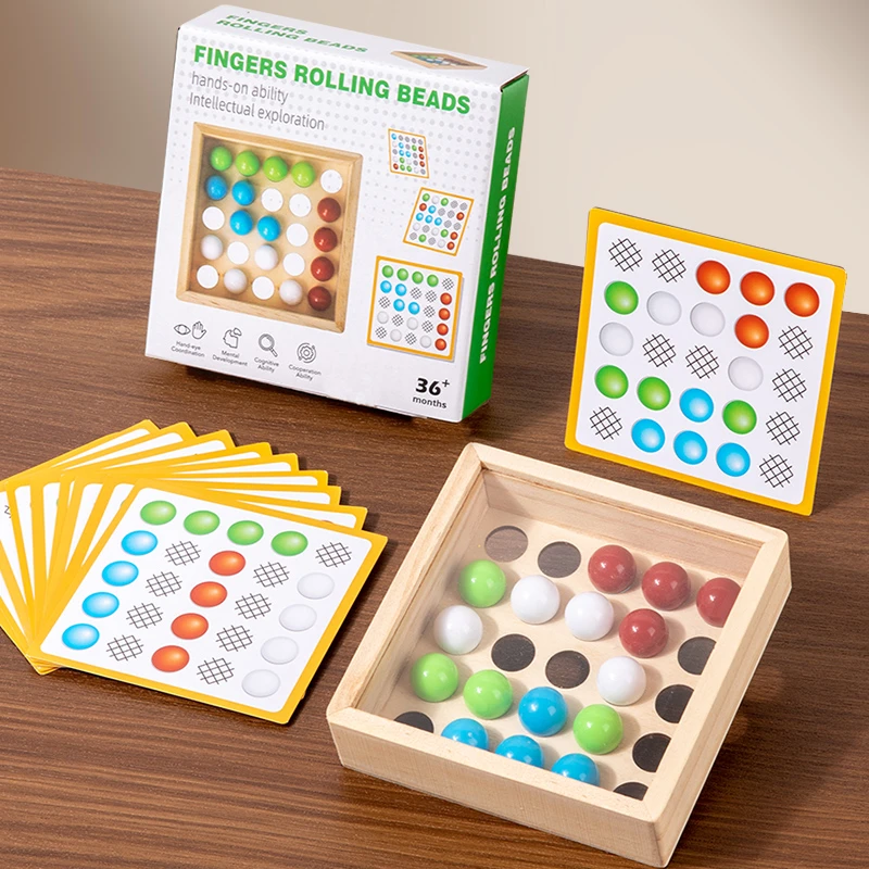幼儿益智游戏打弹珠滚球走珠亲子互动逻辑思维专注力训练玩具