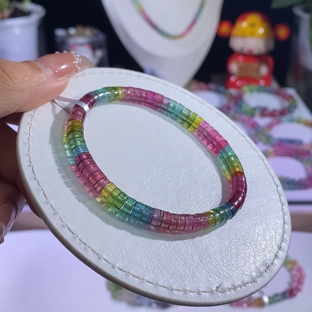 未镶嵌手链碧玺荧光