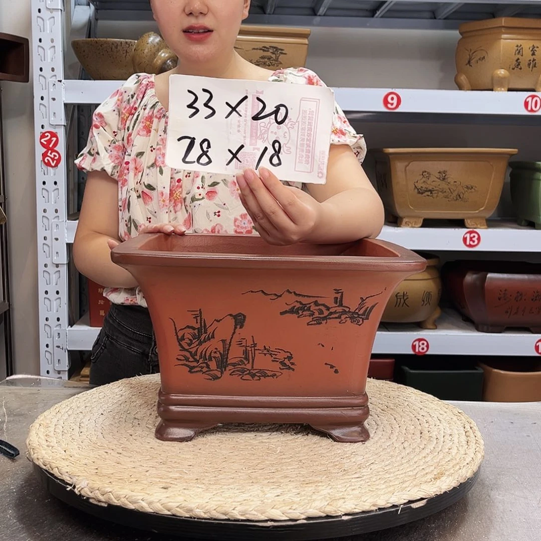 紫砂花盆紫砂花盆