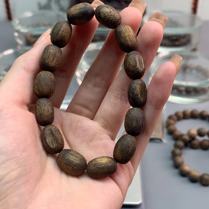 手串沉香1.4枣珠单圈