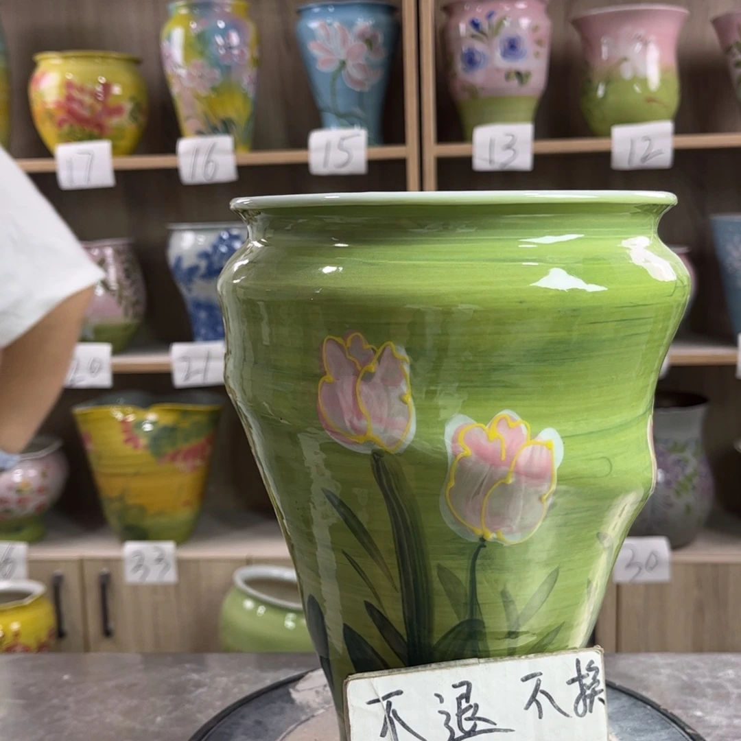 景德镇陶瓷花盆花盆