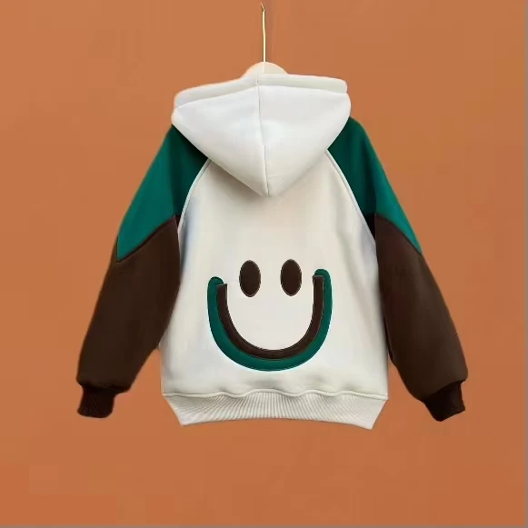 男女童春装连帽卫衣2025年新款中大童春秋季上衣（不含衬衫）