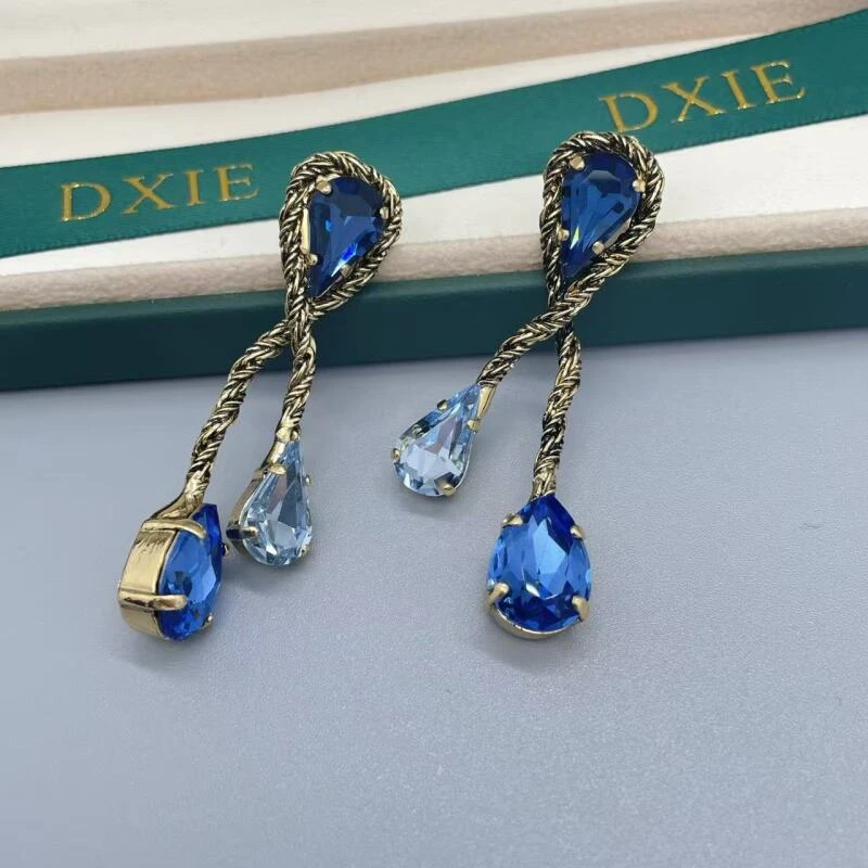 铜合金 合成立方氧化锆 CD耳钉 1453