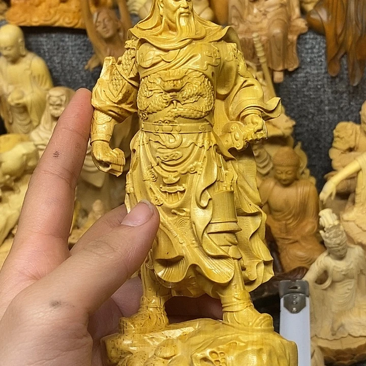 黄杨木黄杨木瑕疵关公