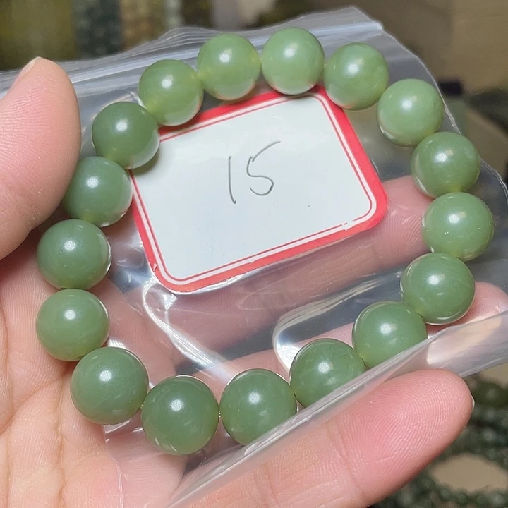 蛇纹石玉未镶嵌手链