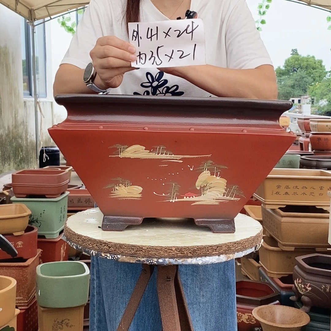 紫砂花盆紫砂花盆