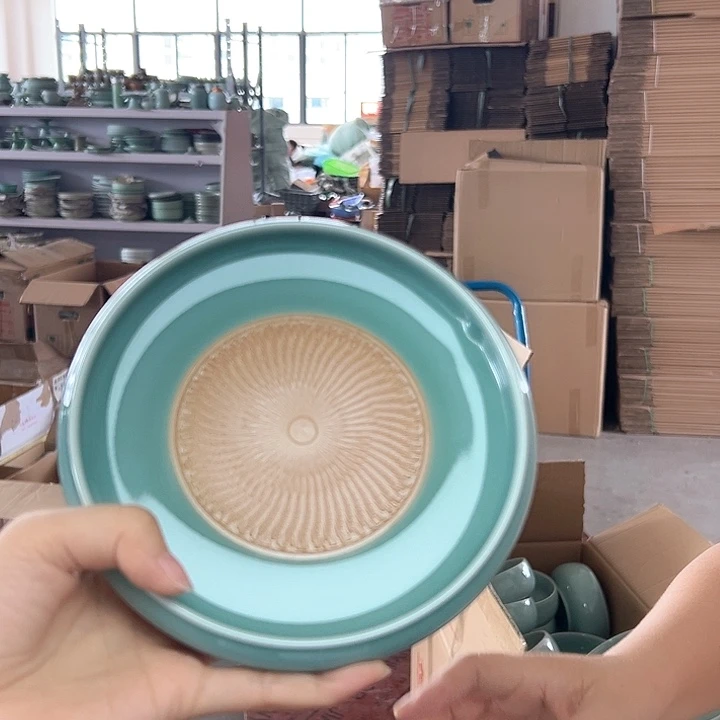 龙泉云间青瓷小米茶器