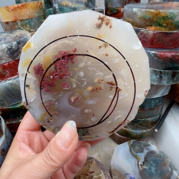 定制玛瑙秋**人定制水草玛瑙手镯