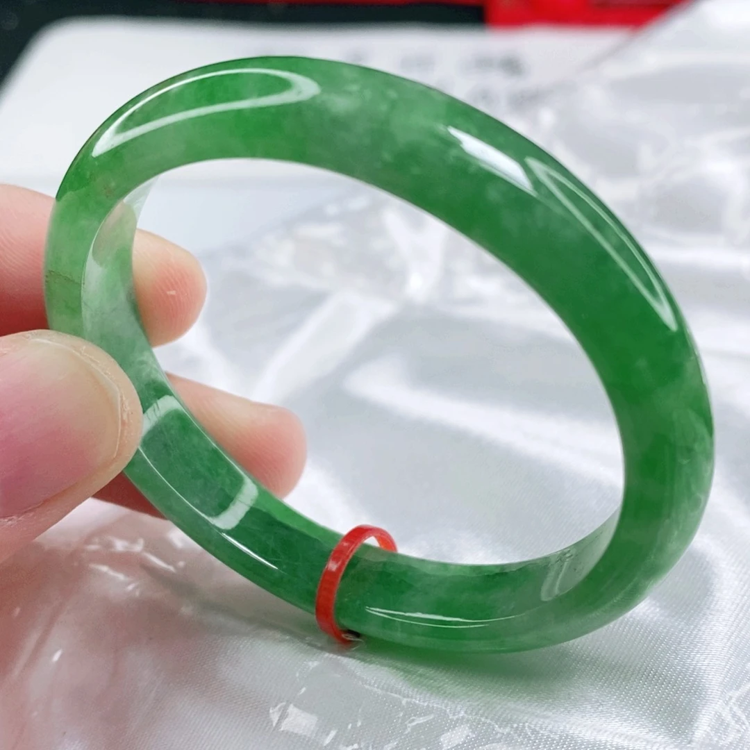 未镶嵌手镯翡翠50.6圈口贵妃