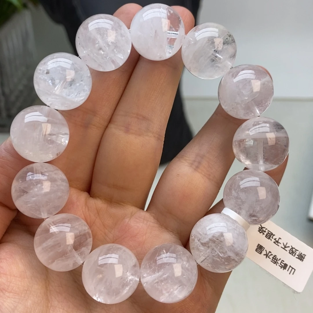 在***方手串水晶未镶嵌手串白幽灵