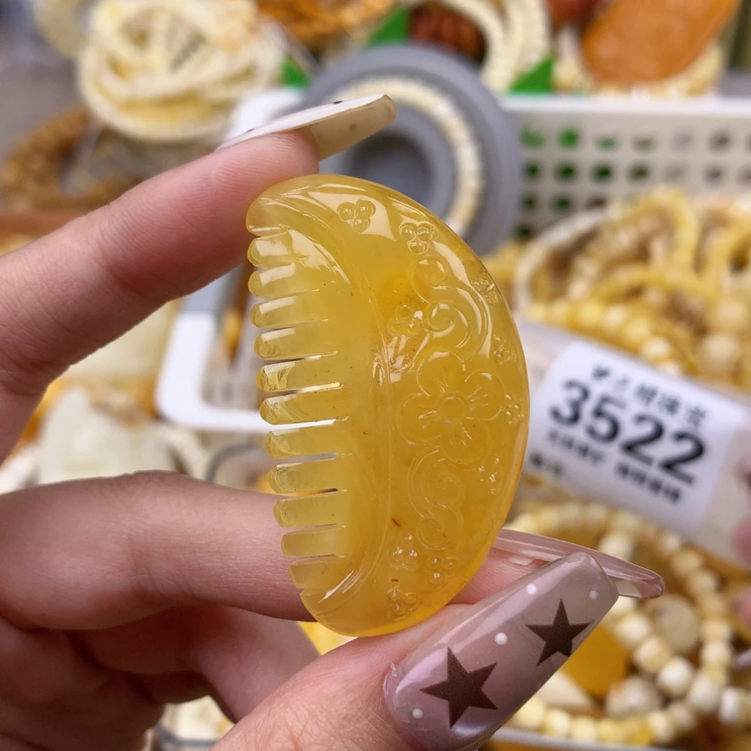 琥珀未镶嵌珠宝奇石