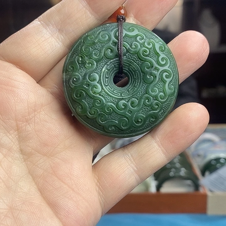 和田玉未镶嵌吊坠(不含链)