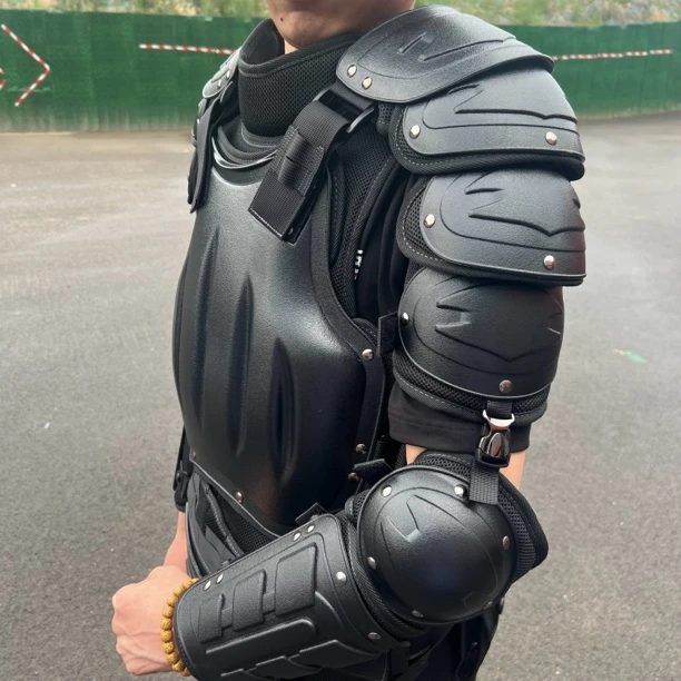 正品黑色护甲cosplay盔甲护具全新库存一套