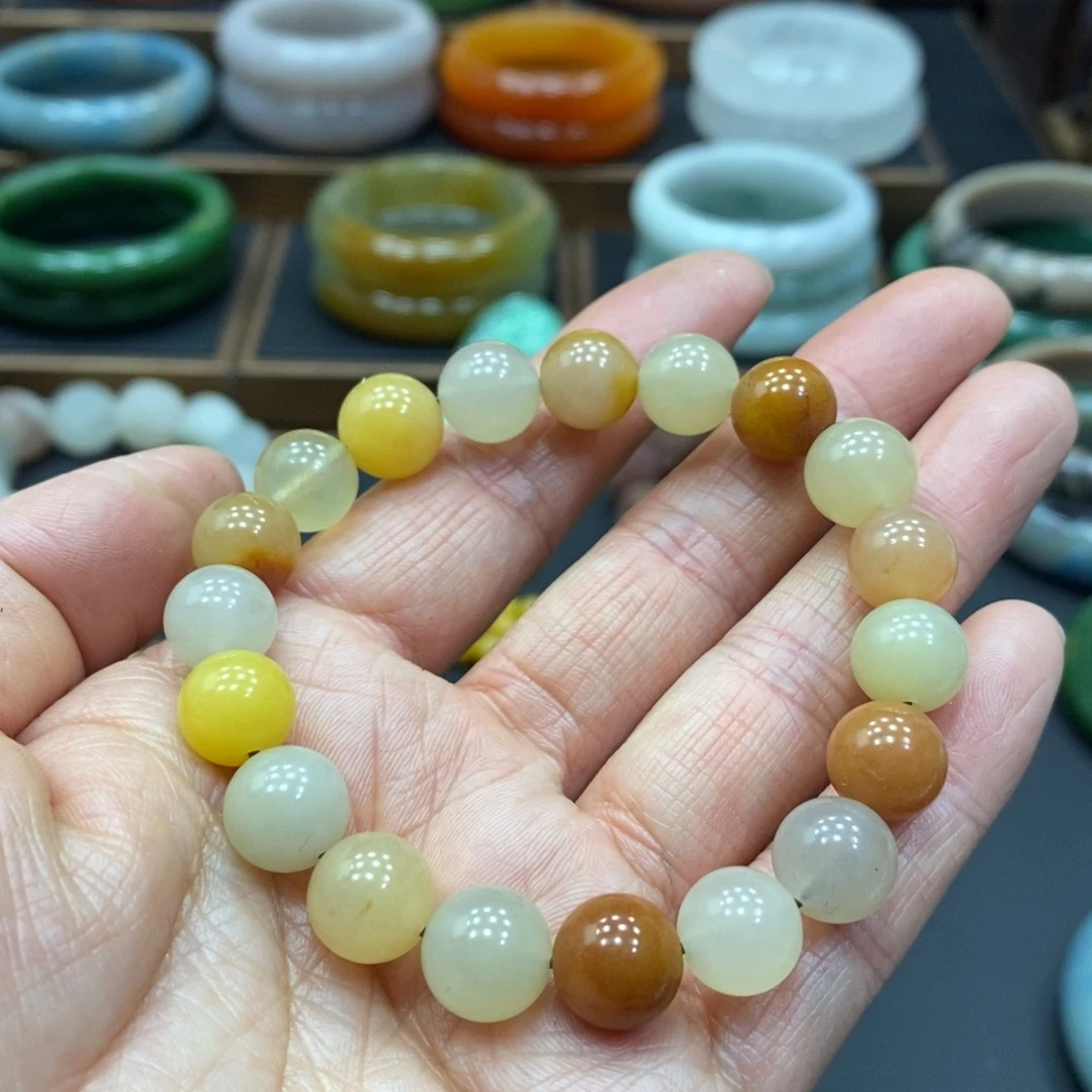 石英质玉未镶嵌手链1.0