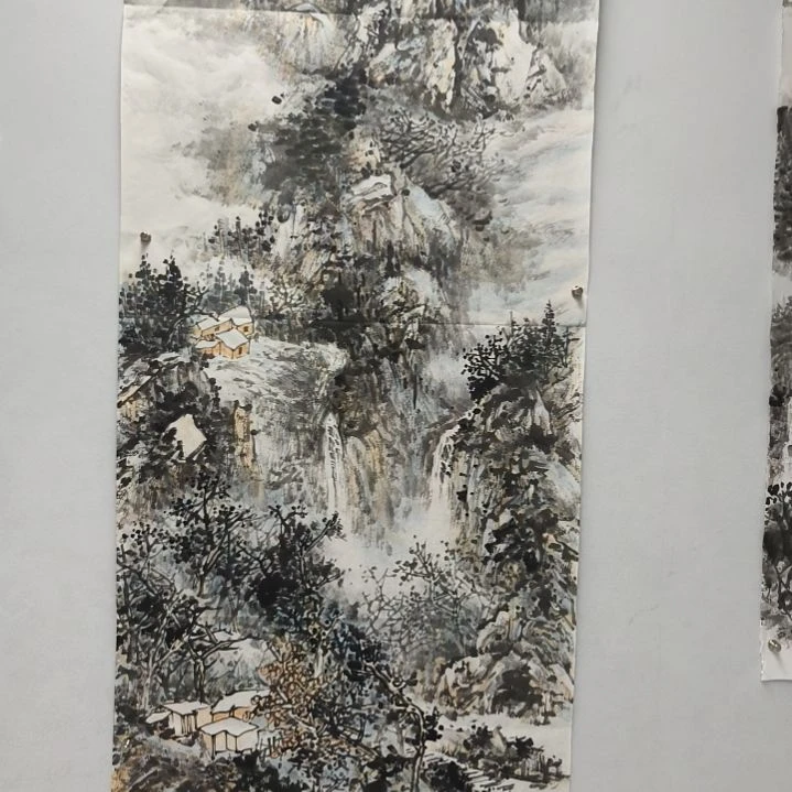 洋***龙国画刘海军水墨山水