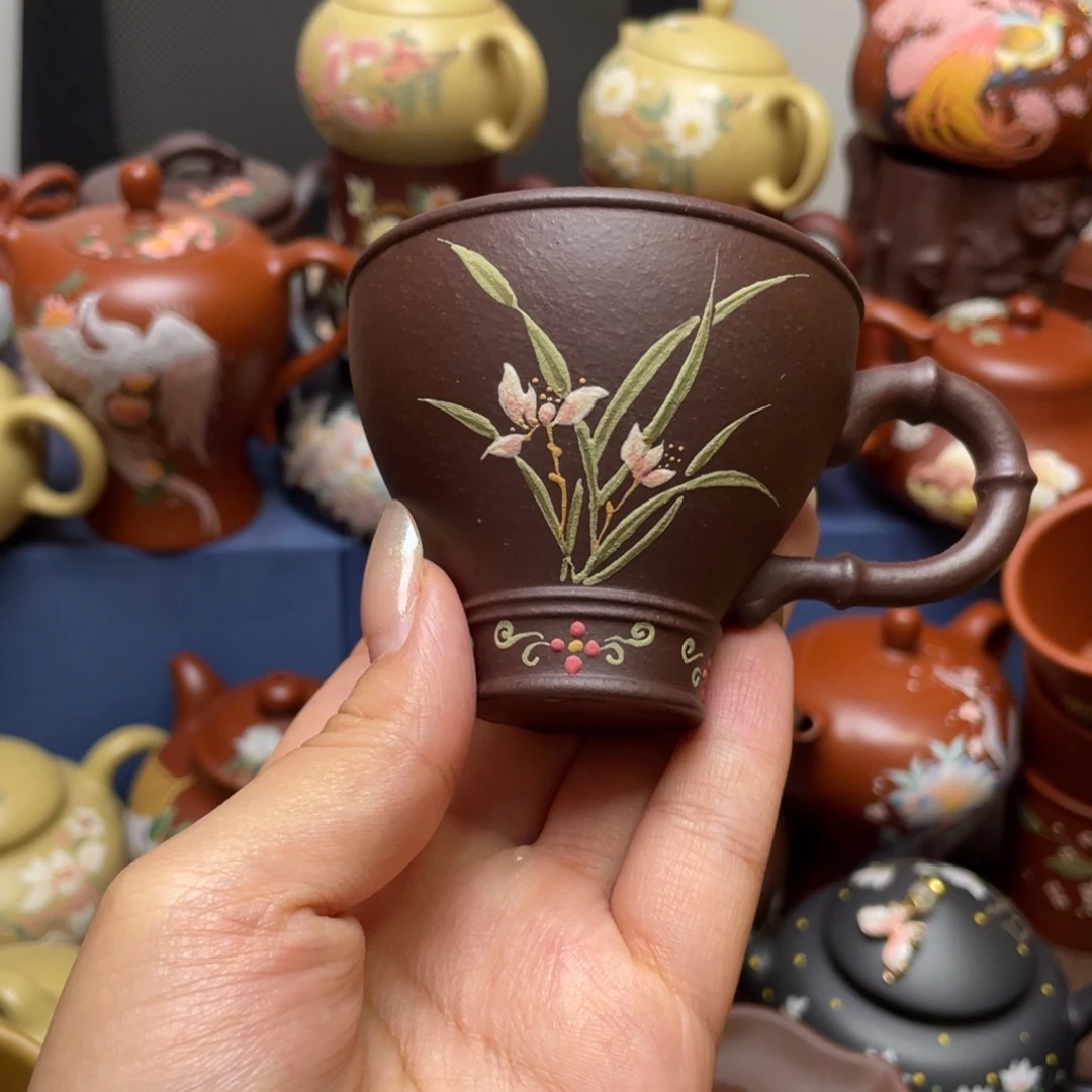 紫砂茶杯紫砂主人杯100cc