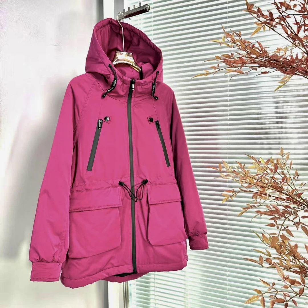 JUAN 2024（断码简陋）秋冬季新款爆款休闲高端时尚薄棉女外套