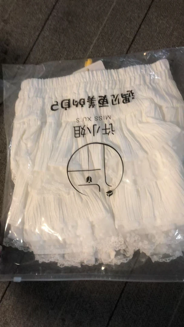 【月月专享】霓虹甜心.韩系甜辣风蕾丝高腰半身裙 XXJ-Z00213