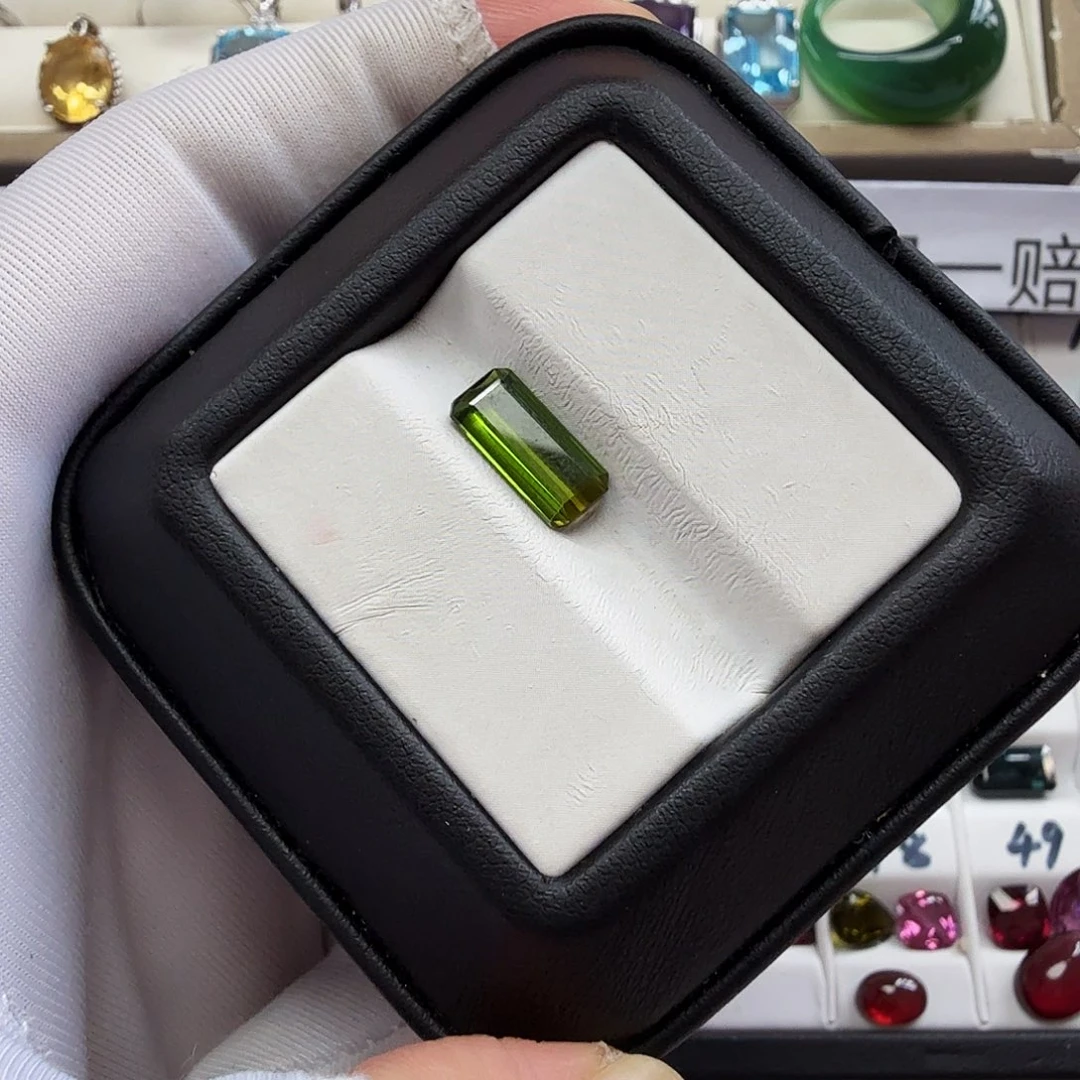 碧玺珠宝半成品未镶嵌抢购福利价全净超闪卡5×11.2毫米