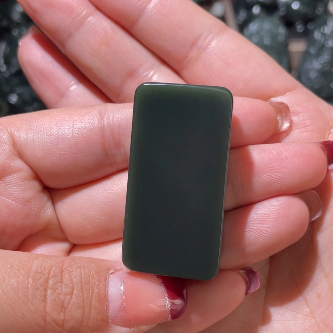 和田玉（青玉）吊坠(不含链)未镶嵌