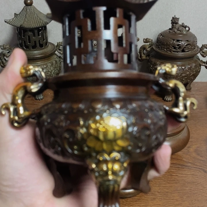铜盛世铜炉铜器香炉工艺品