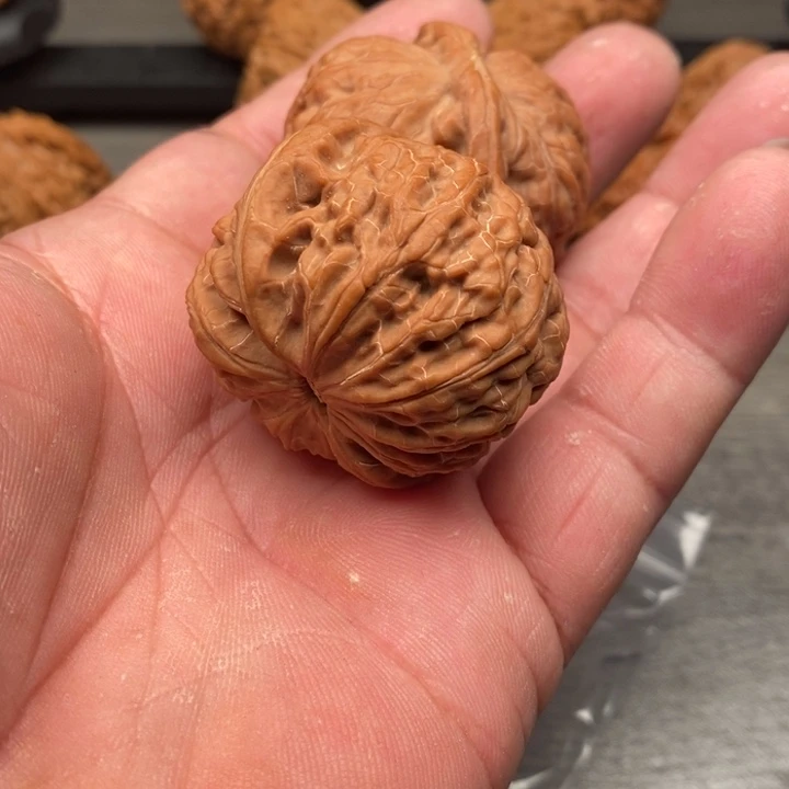 把件文玩核桃笑*金麒麟