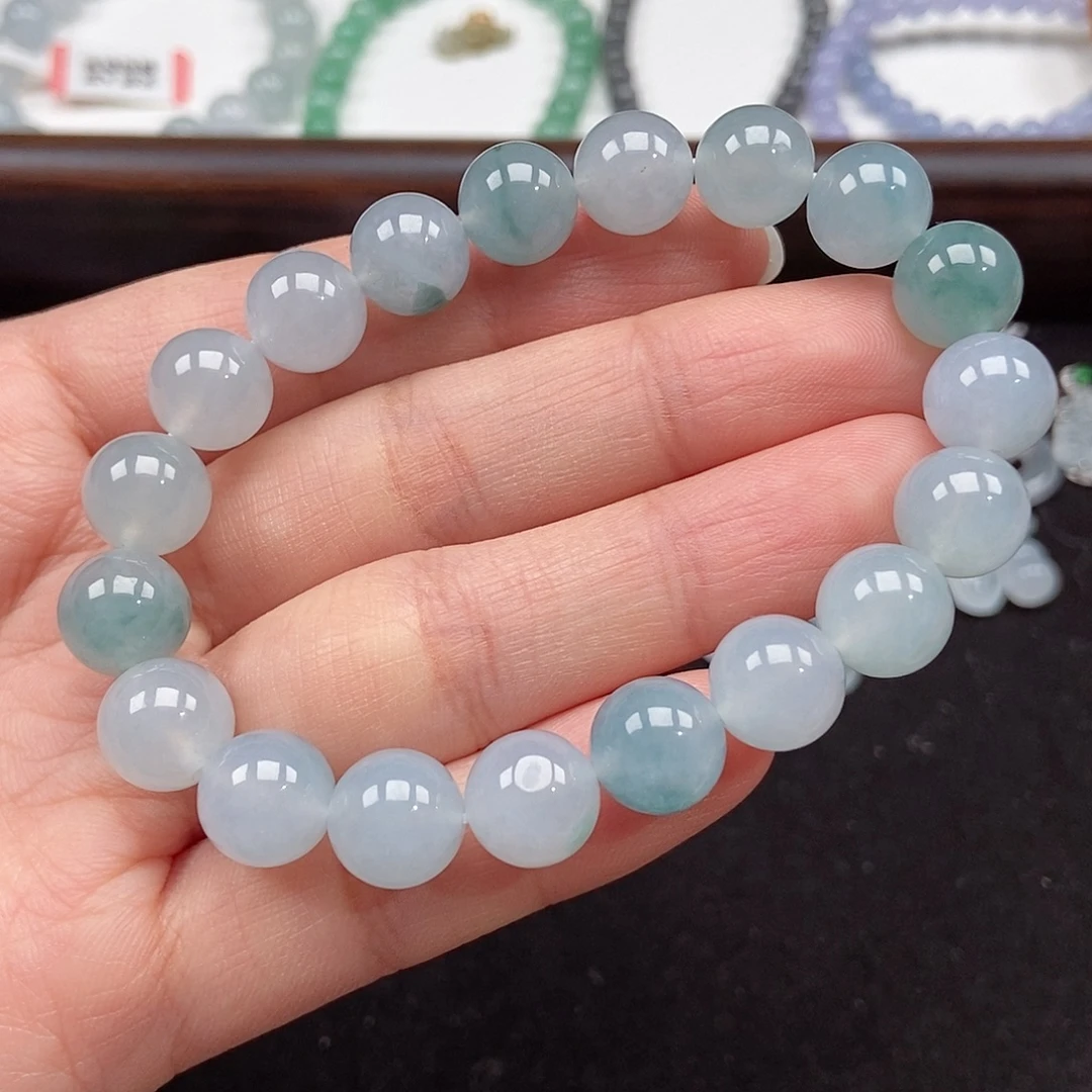 翡翠未镶嵌手串卡10