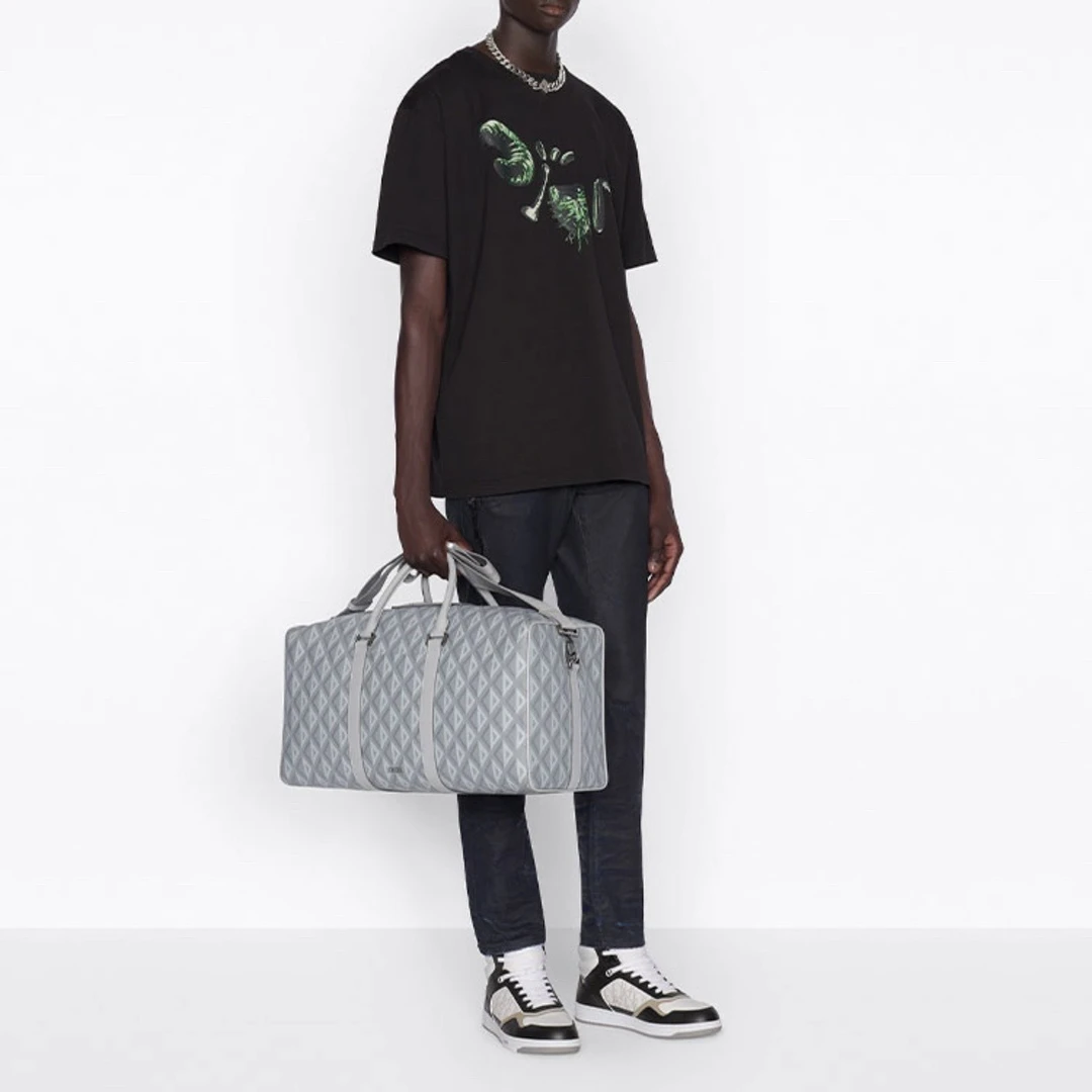 未使用 DIOR/迪奥 4920/DIOR x Travis Scott图案印花短袖/L码