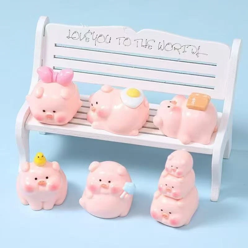 【许愿+对对碰】立体小猪崽崽盲袋潮玩创意可爱树脂diy小摆件