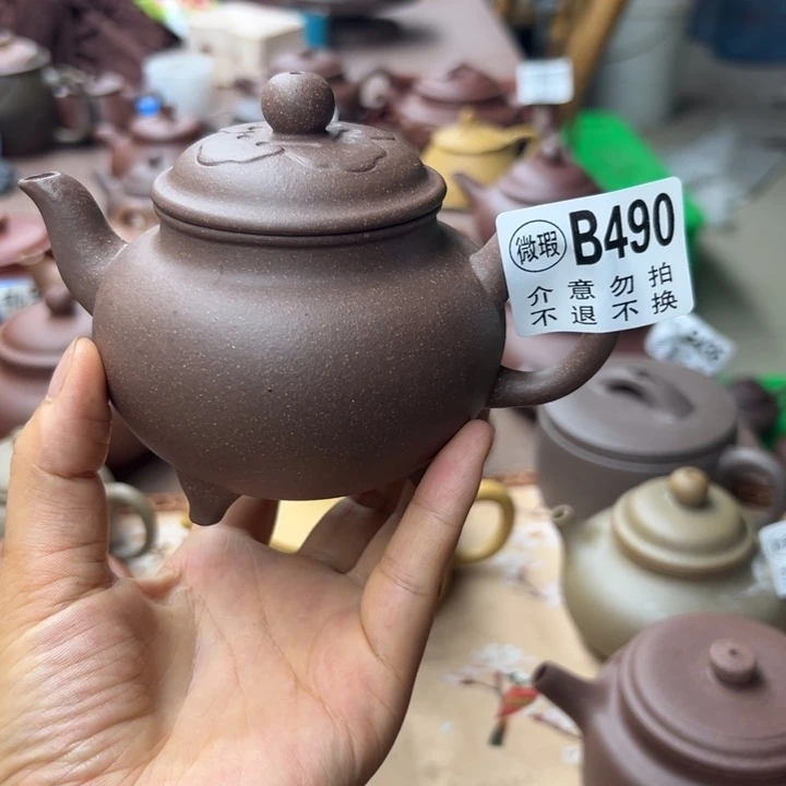 紫砂茶壶紫泥瑕疵260